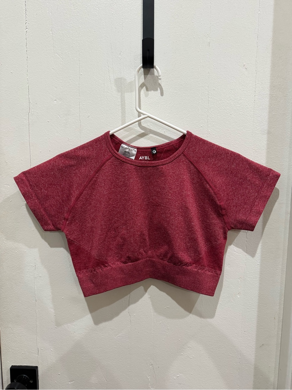 Abyl Empower Seamless Crop Top - Red